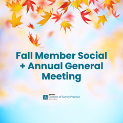 Fall Member Social and AGM