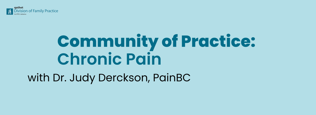 Community of Practice: Chronic Pain